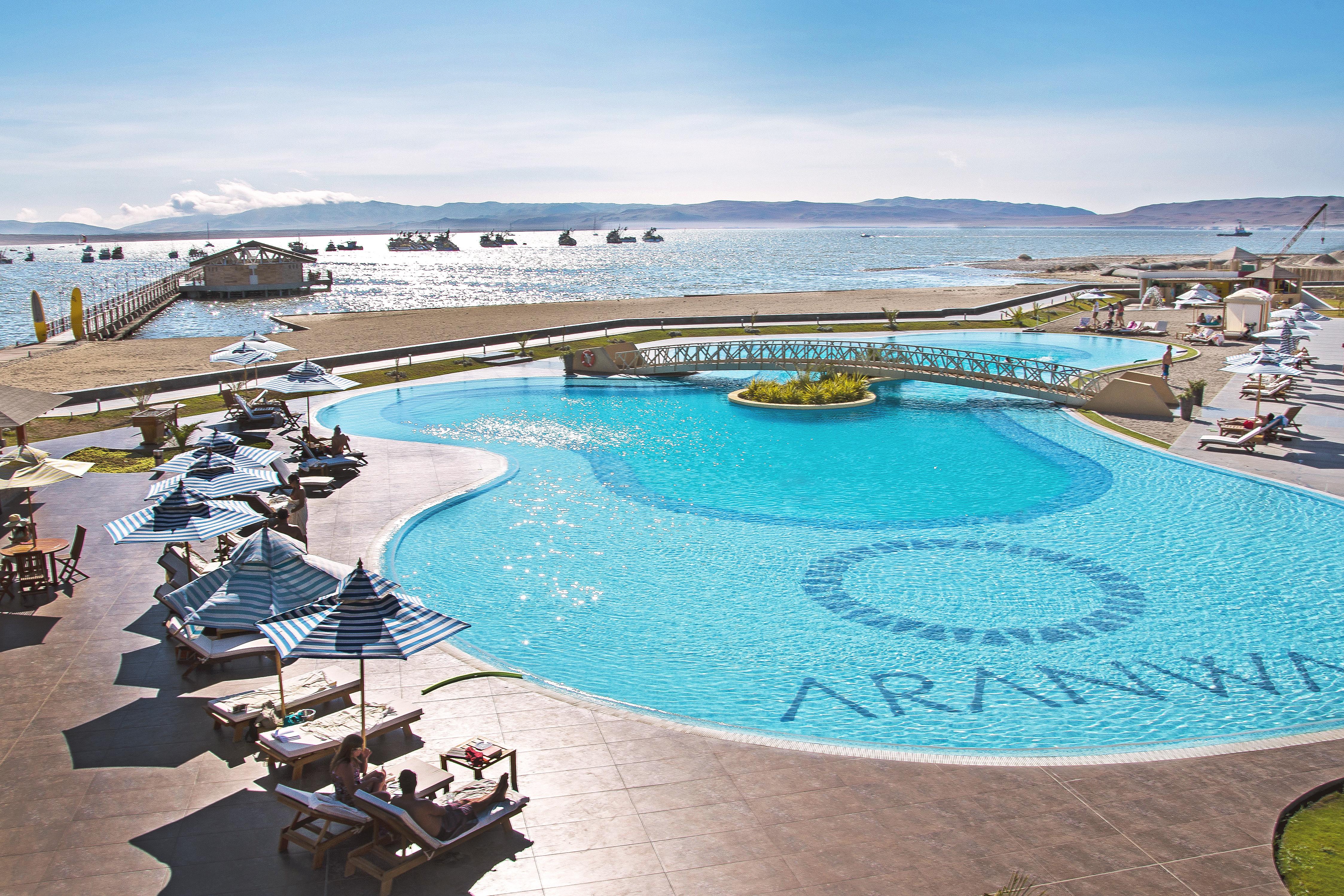 Aranwa Paracas Resort & Spa Extérieur photo The pool at the hotel